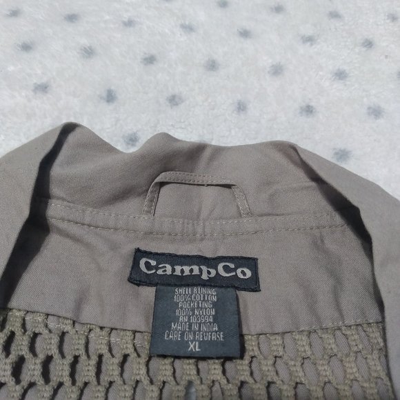 CampCo Fishing/Hunting khaki Vest size XL - Picture 7 of 9
